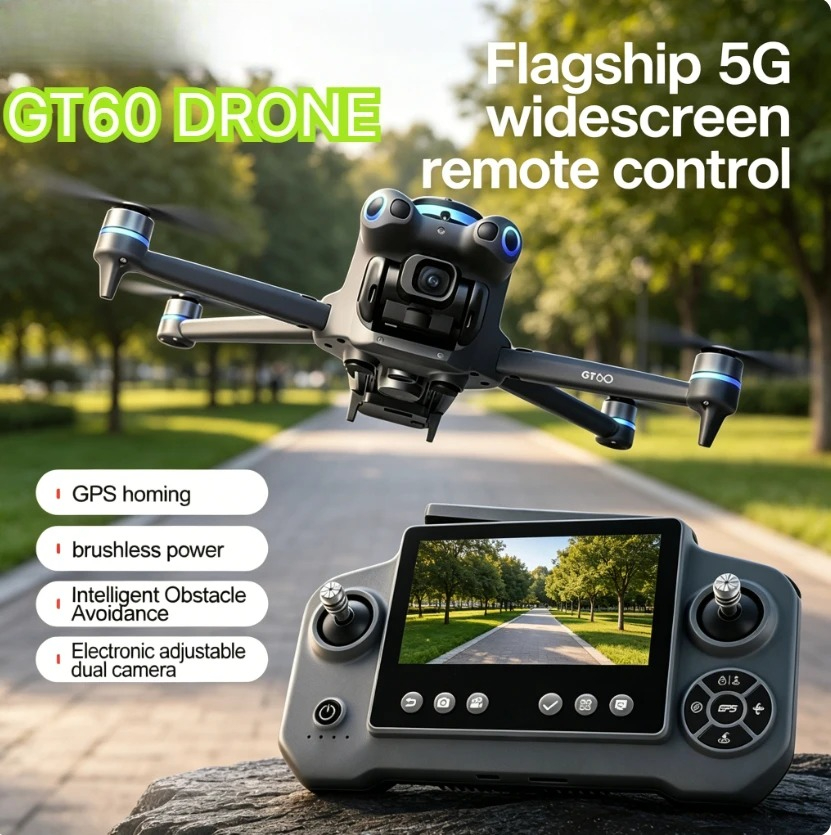 Drone Surveying - Drone Quadricóptero RC Dobrável GT60 com