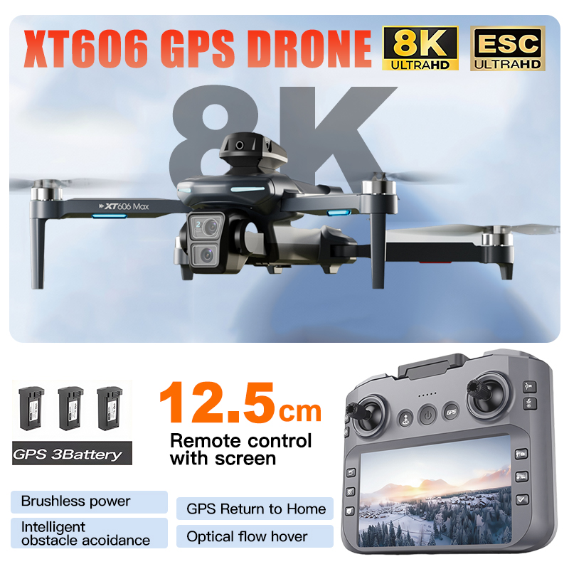 Drone XT606 MAX 3 com Câmera P - Drone Surveying avaliação e preço